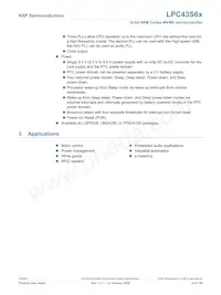 LPC43S67JET100E Datasheet Pagina 4