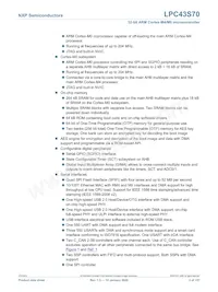 LPC43S70FET256E Datasheet Pagina 2