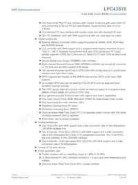 LPC43S70FET256E Datasheet Pagina 3