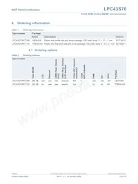 LPC43S70FET256E Datasheet Pagina 5