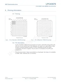 LPC43S70FET256E Datasheet Pagina 7