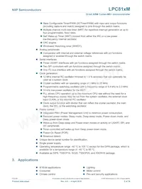 LPC812M101JD20J Datasheet Pagina 2