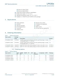 LPC824M201JHI33Y Datasheet Pagina 3