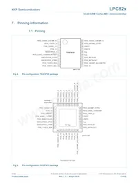 LPC824M201JHI33Y Datasheet Pagina 6