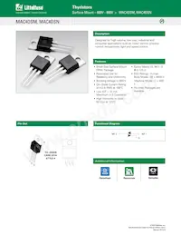 MAC4DSM-1G Datasheet Copertura