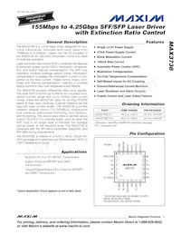 MAX3738ETG+TG05 Datasheet Copertura