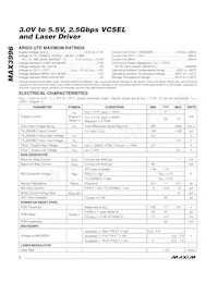 MAX3996CTP+TG05 Datasheet Page 2