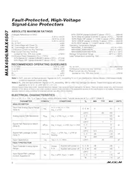 MAX4506ESA+T Datasheet Page 2