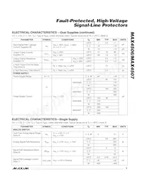 MAX4506ESA+T Datasheet Pagina 3