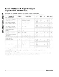 MAX4506ESA+T Datasheet Pagina 4