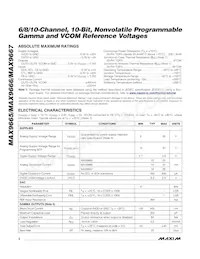 MAX9665ETP+ Datasheet Page 2