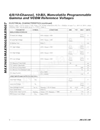 MAX9665ETP+ Datasheet Page 4