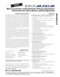 MAXQ3210-EMX+ Datasheet Copertura