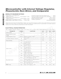 MAXQ3210-EMX+ Datasheet Pagina 2