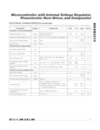 MAXQ3210-EMX+ Datasheet Pagina 3