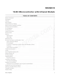 MAXQ618J-UEI+ Datasheet Page 2
