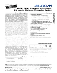 MAXQ7667AACM/V+GB Datenblatt Cover