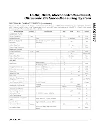 MAXQ7667AACM/V+GB Datasheet Page 3