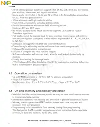 MC56F84553VLH Datasheet Pagina 6