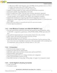 MC56F84553VLH Datasheet Pagina 9