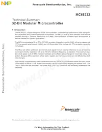 MC68332GVEH20 Datasheet Copertura