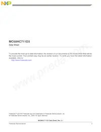 MC68HC11D0CFNE3R Datasheet Pagina 3