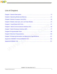 MC68HC11D0CFNE3R Datasheet Pagina 5