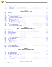 MC68HC11D0CFNE3R Datasheet Pagina 9