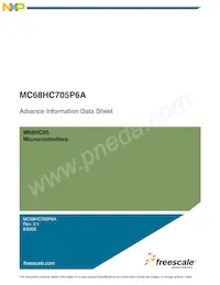 MC705P6ACDWER Datenblatt Cover