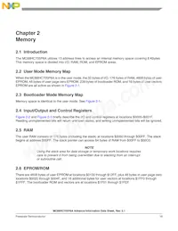 MC705P6ACDWER Datasheet Pagina 19