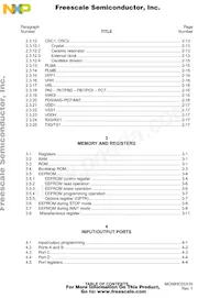 MC705X32VFUE Datenblatt Seite 10