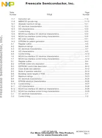 MC705X32VFUE Datasheet Page 20