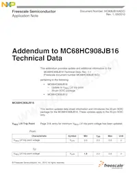 MC908JB12JDWE Datasheet Copertura