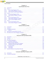 MC908JL16CDWER Datasheet Pagina 12