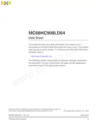 MC908LD64IFUE Datasheet Pagina 3