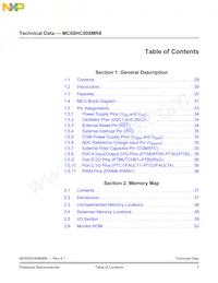 MC908MR8MPE Datasheet Pagina 7