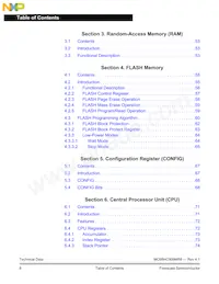 MC908MR8MPE Datasheet Page 8