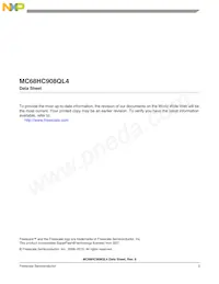 MC908QL4MDTER Datasheet Pagina 3
