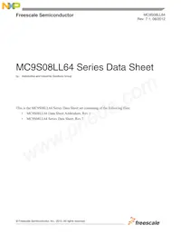 MC9S08LL36CLK Datenblatt Cover