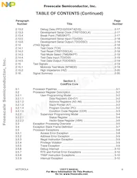 MCF5206CAB25A Datenblatt Seite 8