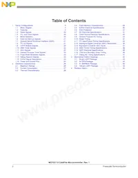 MCF52110CVM80J Datasheet Pagina 2