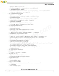 MCF52110CVM80J Datasheet Pagina 6