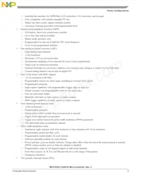 MCF52223CVM66J Datasheet Pagina 6