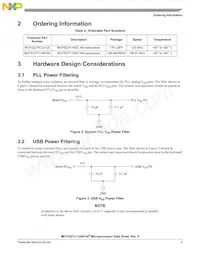 MCF52277CVM160J Datasheet Pagina 5