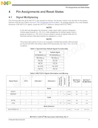 MCF52277CVM160J Datasheet Pagina 9