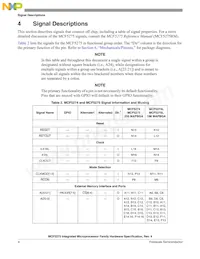 MCF5275LCVM166J Datasheet Page 4