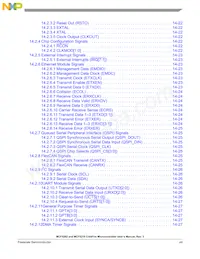 MCF5282CVM80J數據表 頁面 13