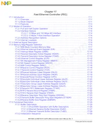 MCF5282CVM80J數據表 頁面 16