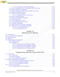 MCF5282CVM80J數據表 頁面 17