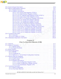 MCF5282CVM80J數據表 頁面 23